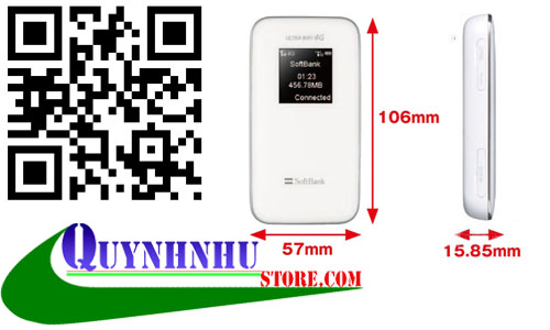 Nhu cầu công việc bắt buộc bạn phải kết nối internet, trong khi đó bạn phải di chuyển liên tục, đến những nơi không có sóng wifi hay internet tốc độ cao. Chính vì thế Những bộ phát wifi di động từ sim 3G/4G là lựa chọn tuyệt vời. Trong số nhiều thiết bị phát wifi di động hiện nay, thiết bị phát Wifi từ sim 3G/4G Softbank 102Z là một trong số những bộ phát có kích thước nhỏ gọn và chất lượng tuyệt vời Modem Wifi 3G/4G SoftBank 102Z (hàng nội địa Nhật) ZTE sản xuất Pin 2800mAh Sử Dụng 10h Liên Tục, Hỗ trợ 10 User SoftBank 102HW 4G LTE là một được phân phối độc quyền tại Nhật Bản mang lại tốc độ download 76Mps và tốc độ upload 10Mbps cùng khả năng tương thích ngược hoàn toàn tự động 3G/2G tối ưu khả năng linh động khi di chuyển liên tục ở mọi khu vực, thích hợp những nhu cầu trong điều kiện di chuyển liên tục như: đi du lịch, đi công tác, đi chơi party cùng bạn bè,…giúp bạn luôn luôn có kết nối thông tin internet mọi nơi ngay cả khi bạn di chuyển trên xe hơi với tốc độ cao. – Là phiên bản hỗ trợ tất cả các mạng. – Có màn hình LCD hiển thị thông tin hệ thống – Có khe cắm thẻ nhớ, hỗ trợ đến 32Gb – Kích thước: About 57 × 106 × 15.75mm